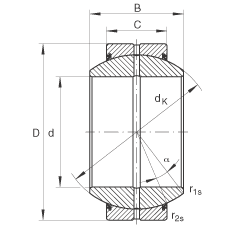 P(gun)(ji)S GE25-FO-2RS, (j) DIN ISO 12 240-1 (bio)(zhn), So(h)ɂ(c)ܷ