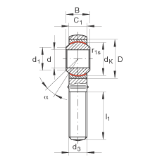 US GAKR25-PW,  DIN ISO 12 240-4 ˜ʣݼySo