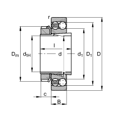 {(dio)S 1308-K-TVH-C3 + H308, (j) DIN 630  DIN 5415 ˜ʵҪߴ, F׺;o