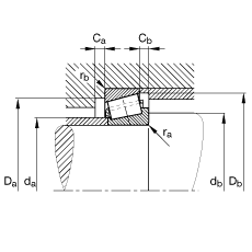 AFLS 32307-B, (j) DIN ISO 355 / DIN 720 ˜ʵҪߴɷx{(dio)(ji)Ɍ