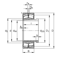 {(dio)ĝLS 22234-E1-K + AH3134A, (j) DIN 635-2 ˜ʵҪߴ, F׺ж