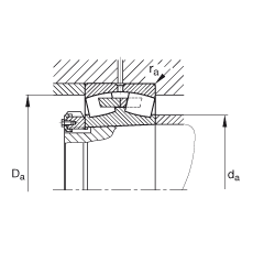 {(dio)ĝLS 239/900-K-MB, (j) DIN 635-2 ˜ʵҪߴ, FF 1:12